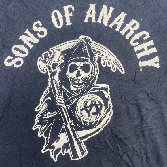 Sons Of Anarchy Graphic Tee Thrifted Vintage Style Size L - Picture 4 of 8
